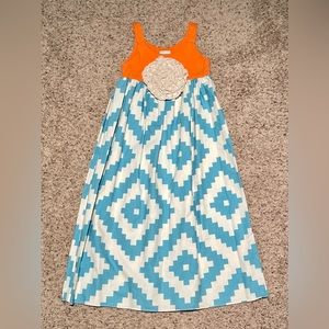 Peaches ‘n Cream | Girls Maxi Dress | Size 5